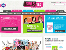 Tablet Screenshot of girls1st.se